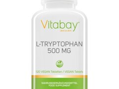 Vitabay L-Triptofan - 500 mg - 120 Tablete Vegan